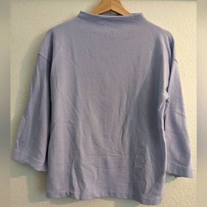 Banana Republic Powder Blue Mock Neck Sweater, size S